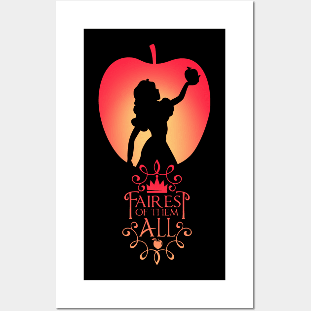 Fairest of them all Wall Art by T-shirt Factory